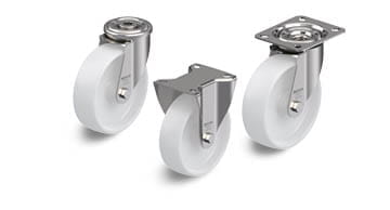 PO stainless steel wheels and castors