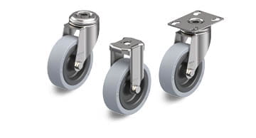 VPA stainless steel wheels and castors