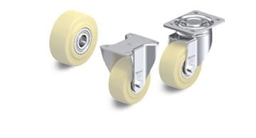 GSPO nylon and compressed cast nylon wheels and castors