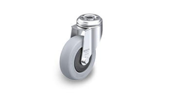 POES Swivel castors with bolt hole